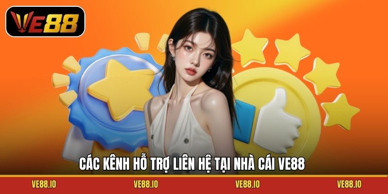 Các kênh hỗ trợ liên hệ tại nhà cái Ve88
