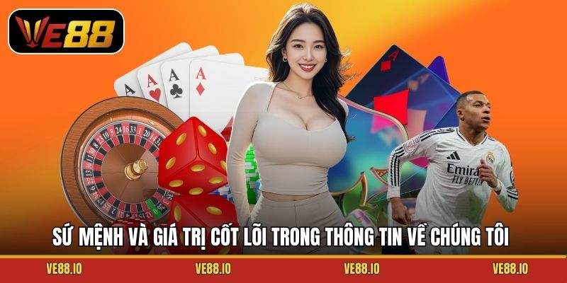 Sứ mệnh và giá trị cốt lõi trong thông tin về chúng tôi